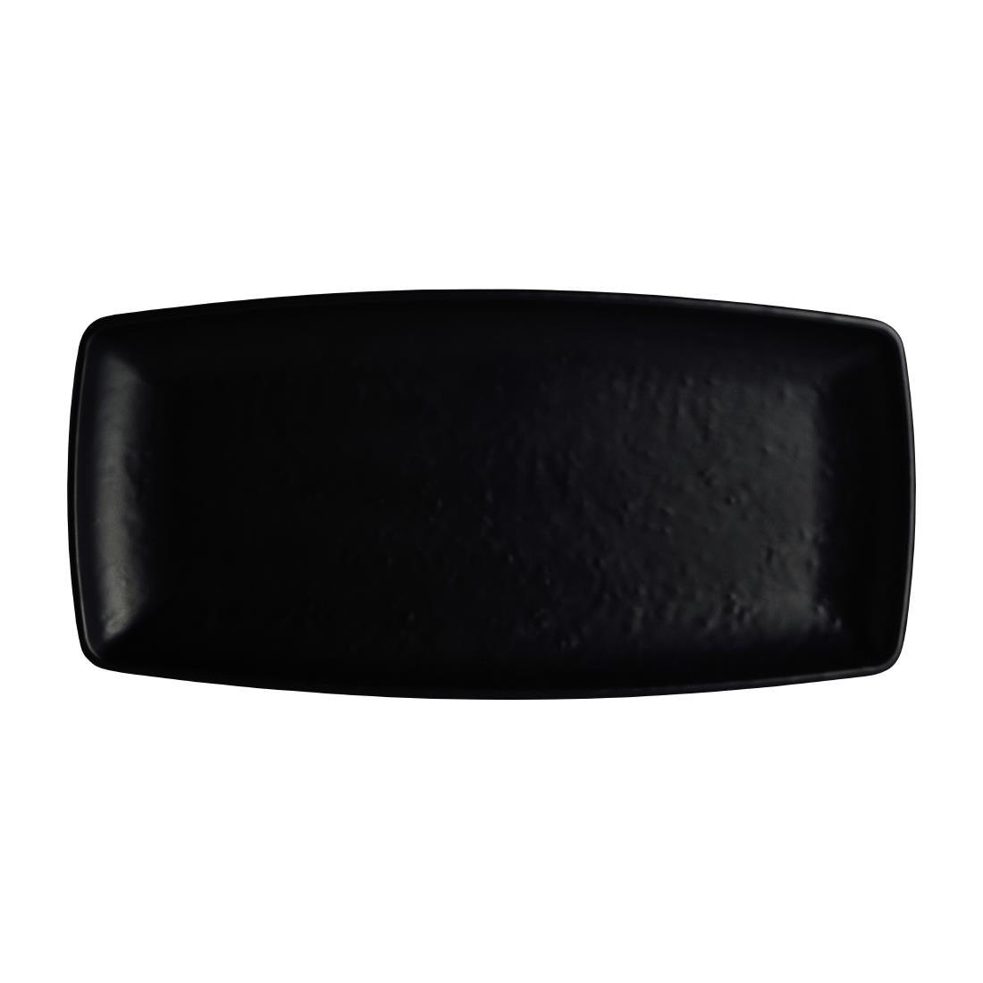 VV4975 Cali Black Rectangle Plate - 292x140mm (Pack 12)