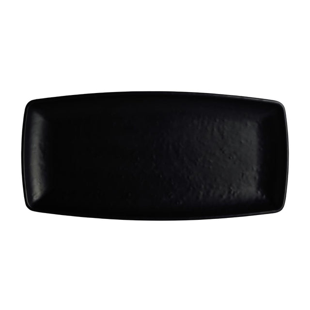 VV4975 Cali Black Rectangle Plate - 292x140mm (Pack 12)
