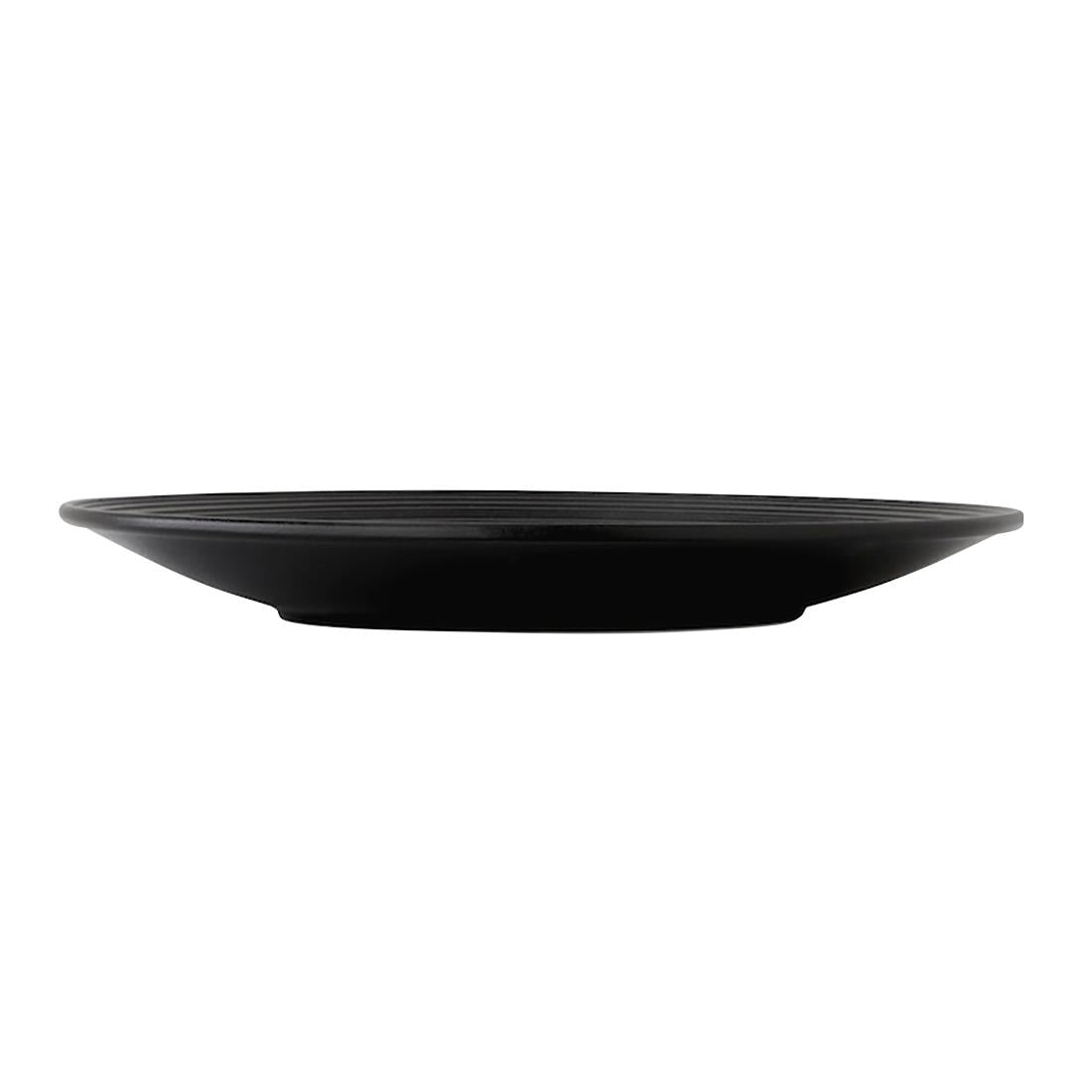 Steelite Concorde Coupe Plates Noir 230mm (12 Pack)