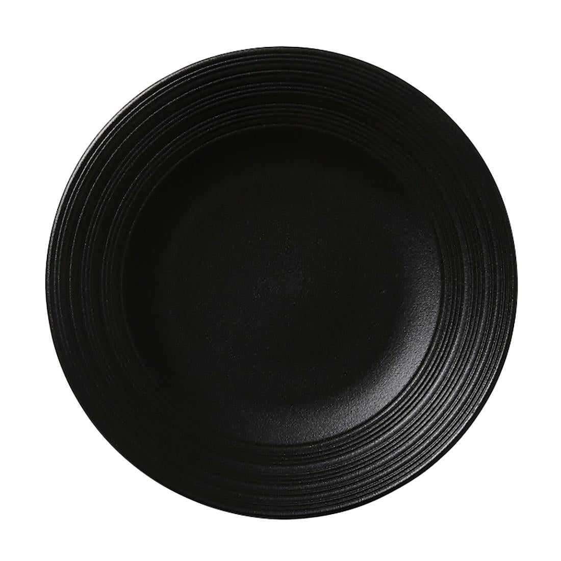Steelite Concorde Coupe Plates Noir 202.5mm (12 Pack)