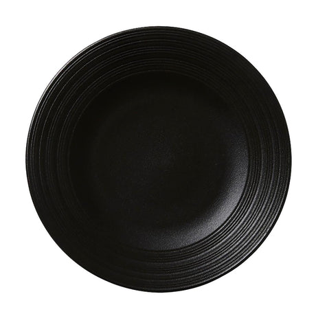 Steelite Concorde Coupe Plates Noir 202.5mm (12 Pack)