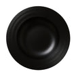 Steelite Concorde Rim Soup Plates Noir 240mm (12 Pack)