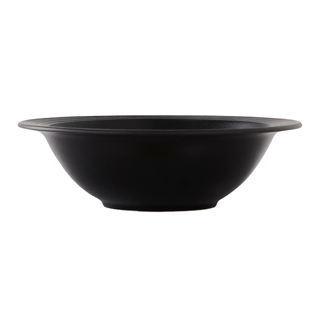 Steelite Concorde Oatmeal Bowls Noir 165mm (12 Pack)