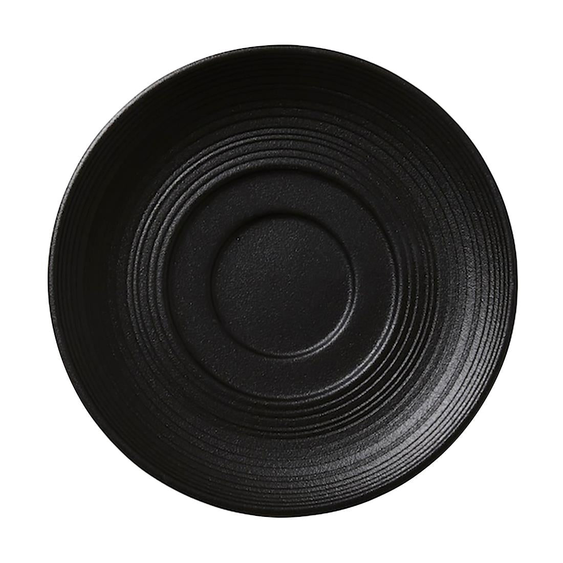 Steelite Concorde Saucers Noir 152.5mm (12 Pack)