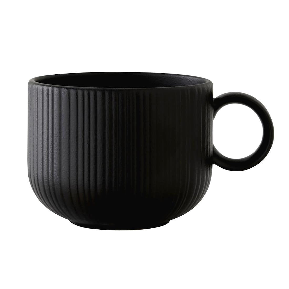 Steelite Concorde Low Cups Noir 227.5ml (12 Pack)