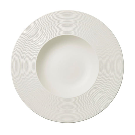 Steelite Concorde Rim Pasta Bowls Blanc 285mm (12 Pack)
