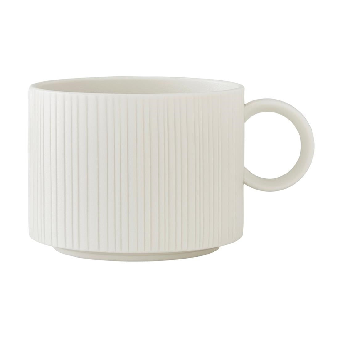 Steelite Concorde Can Cups Blanc 340ml (12 Pack)