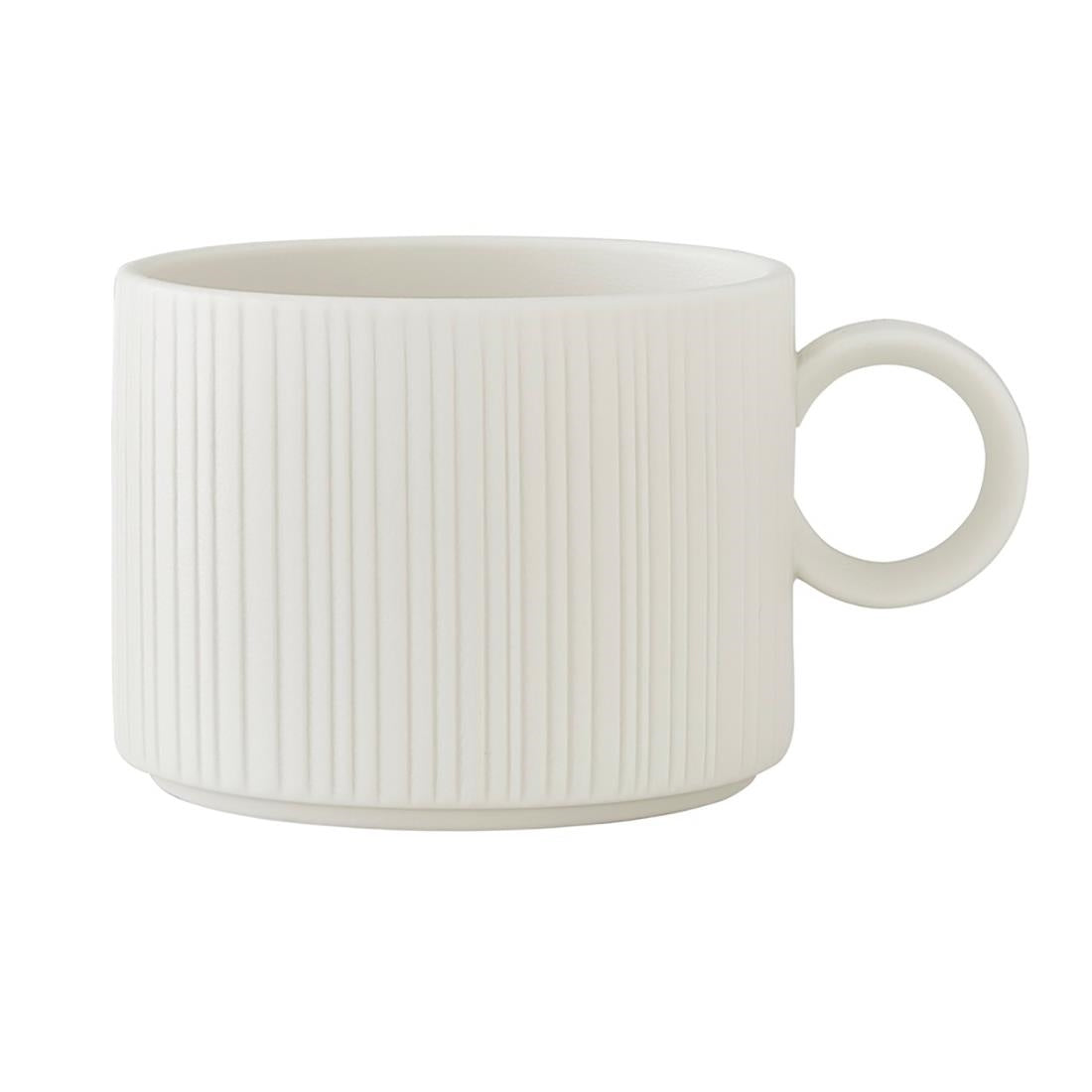 Steelite Concorde Can Cups Blanc 227.5ml (12 Pack)