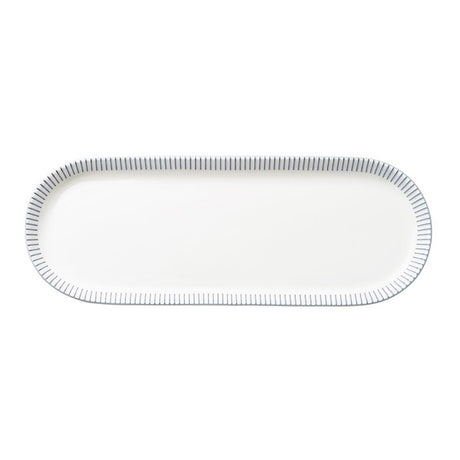 William Edwards Celestine Coupe Oblong Trays 253x93mm (12 Pack)