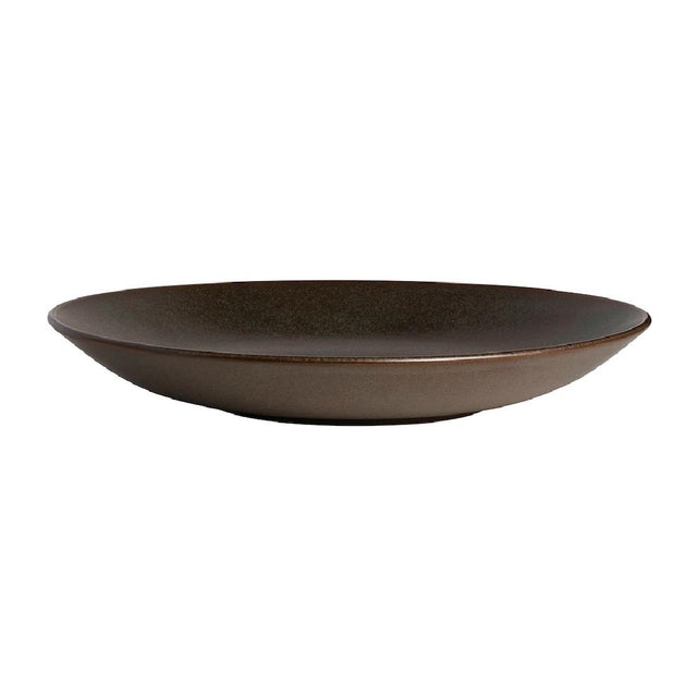 Steelite Off Grid Studio Fire Deep Coupe Plates Timber 280mm (12 Pack)