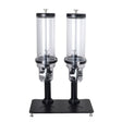 Steelite Creations Buffet Double Cereal Dispenser Black 3.5Ltr