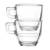 RCR Cristalleria Caffe Stackable Espresso Cups 80ml (12 Pack)