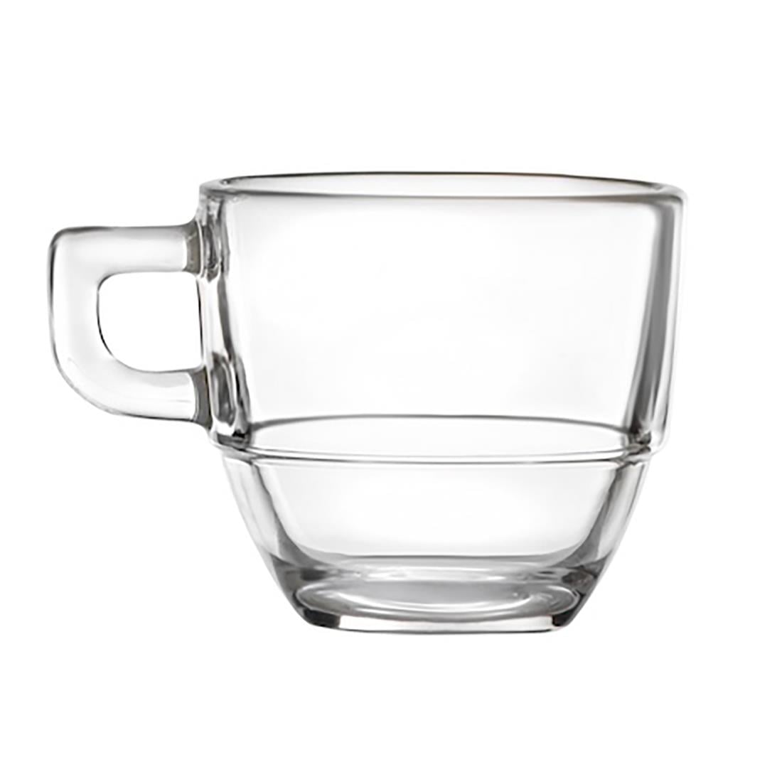 RCR Cristalleria Caffe Stackable Espresso Cups 80ml (12 Pack)