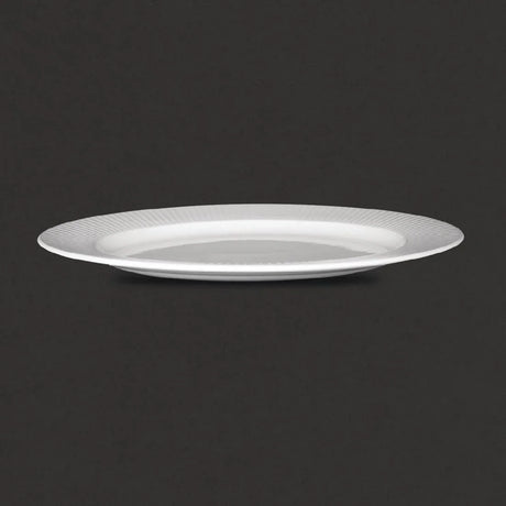 VV676 Steelite Willow Oval Plate. length 330mm. (Pack of 12) - JD Catering Equipment Solutions Ltd