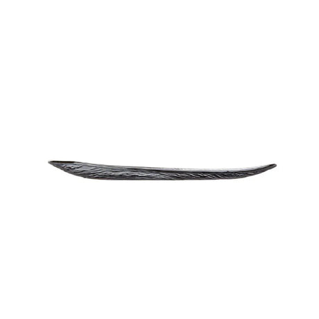 VV723 Steelite Scape Smoked Glass Oval Platters 300mm (Pack of 6) - JD Catering Equipment Solutions Ltd