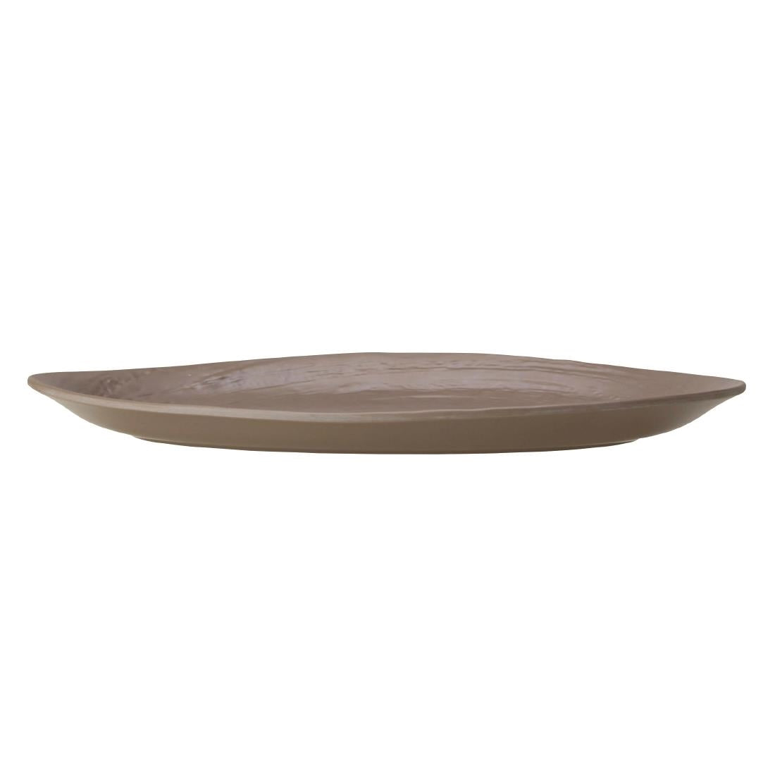 VV748 Steelite Scape Mushroom Melamine Oval Platter 400mm