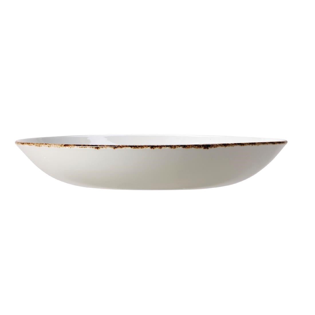 VV755 Steelite Brown Dapple Coupe Plates 203mm (Pack of 24)