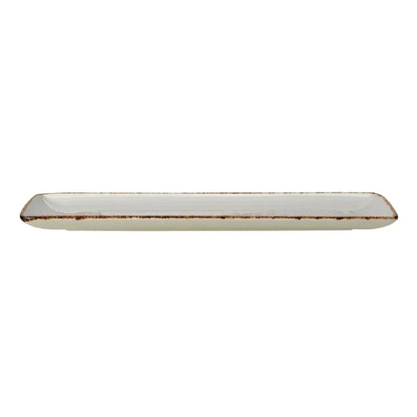 VV767 Steelite Brown Dapple Rectangle Three Plates (Pack of 6) - JD Catering Equipment Solutions Ltd