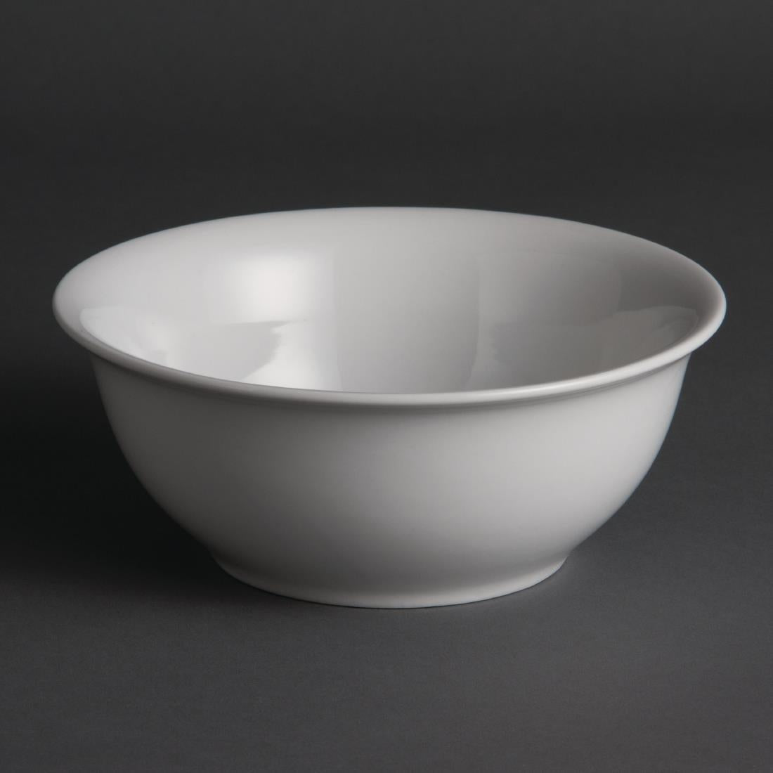 W408 Olympia Whiteware Salad Bowls 175mm (Pack of 6)