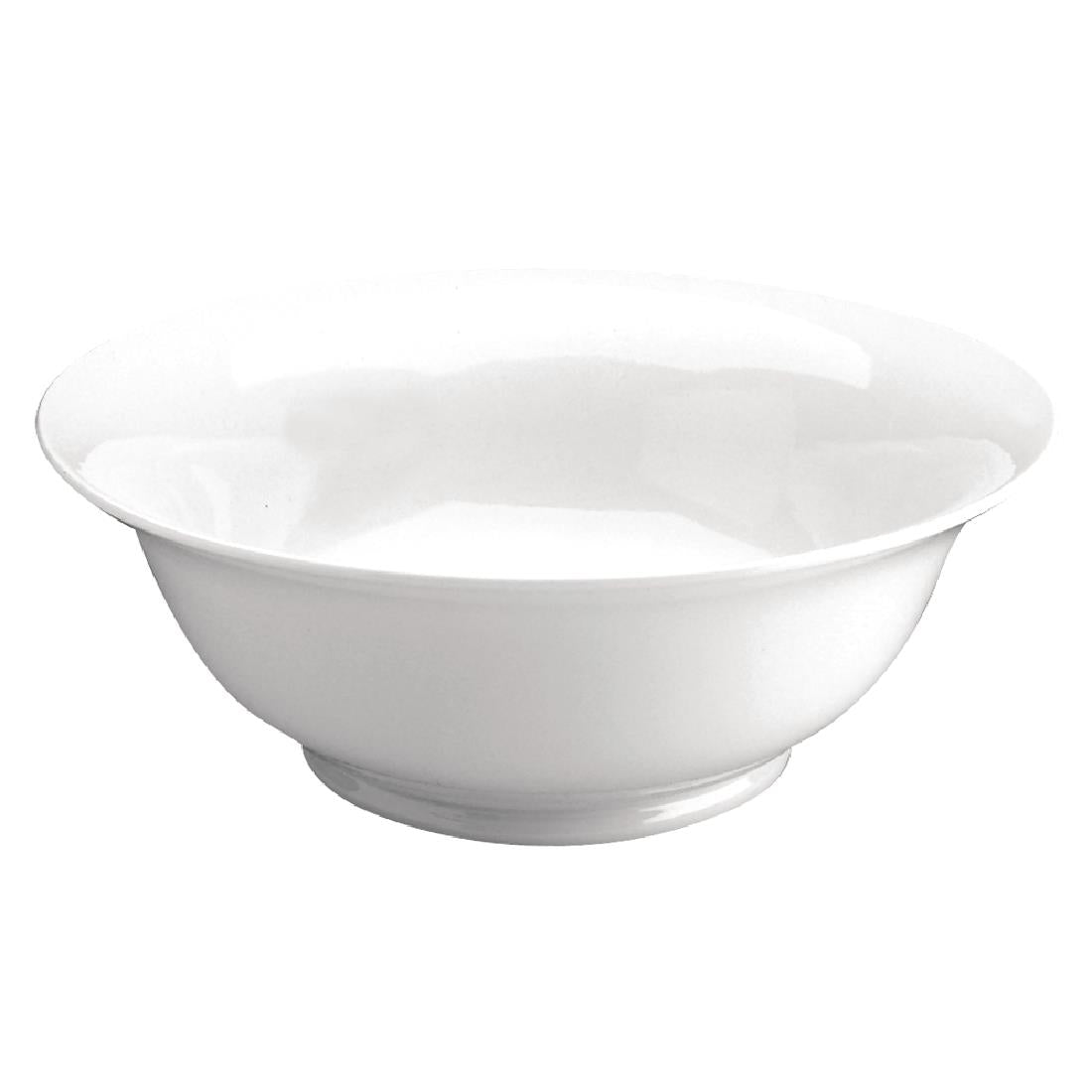 W436 Olympia Whiteware Salad Bowls 235mm (Pack of 6)
