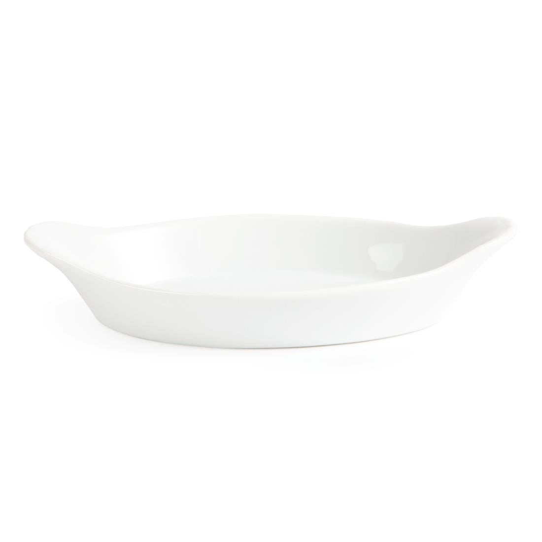 W411 Olympia Whiteware Oval Eared Dishes 289mm (Pack of 6)