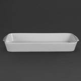W417 Olympia Whiteware Oblong Roasters 395x 219mm (Pack of 6)