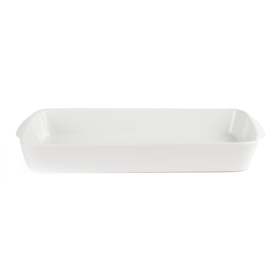 W417 Olympia Whiteware Oblong Roasters 395x 219mm (Pack of 6)