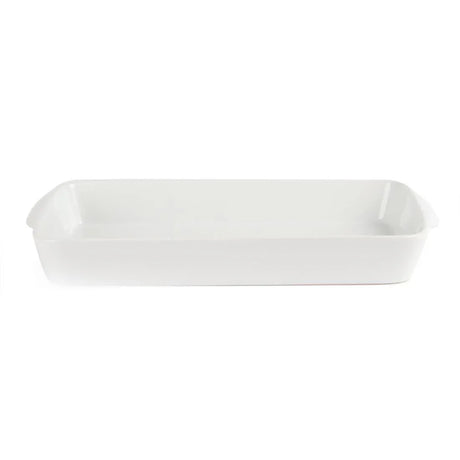 W417 Olympia Whiteware Oblong Roasters 395x 219mm (Pack of 6) - JD Catering Equipment Solutions Ltd