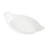 W423 Olympia Whiteware Oval Eared Dishes 320x 177mm (Pack of 6)