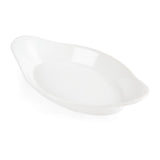 W427 Olympia Whiteware Oval Eared Dishes 229x 127mm (Pack of 6)