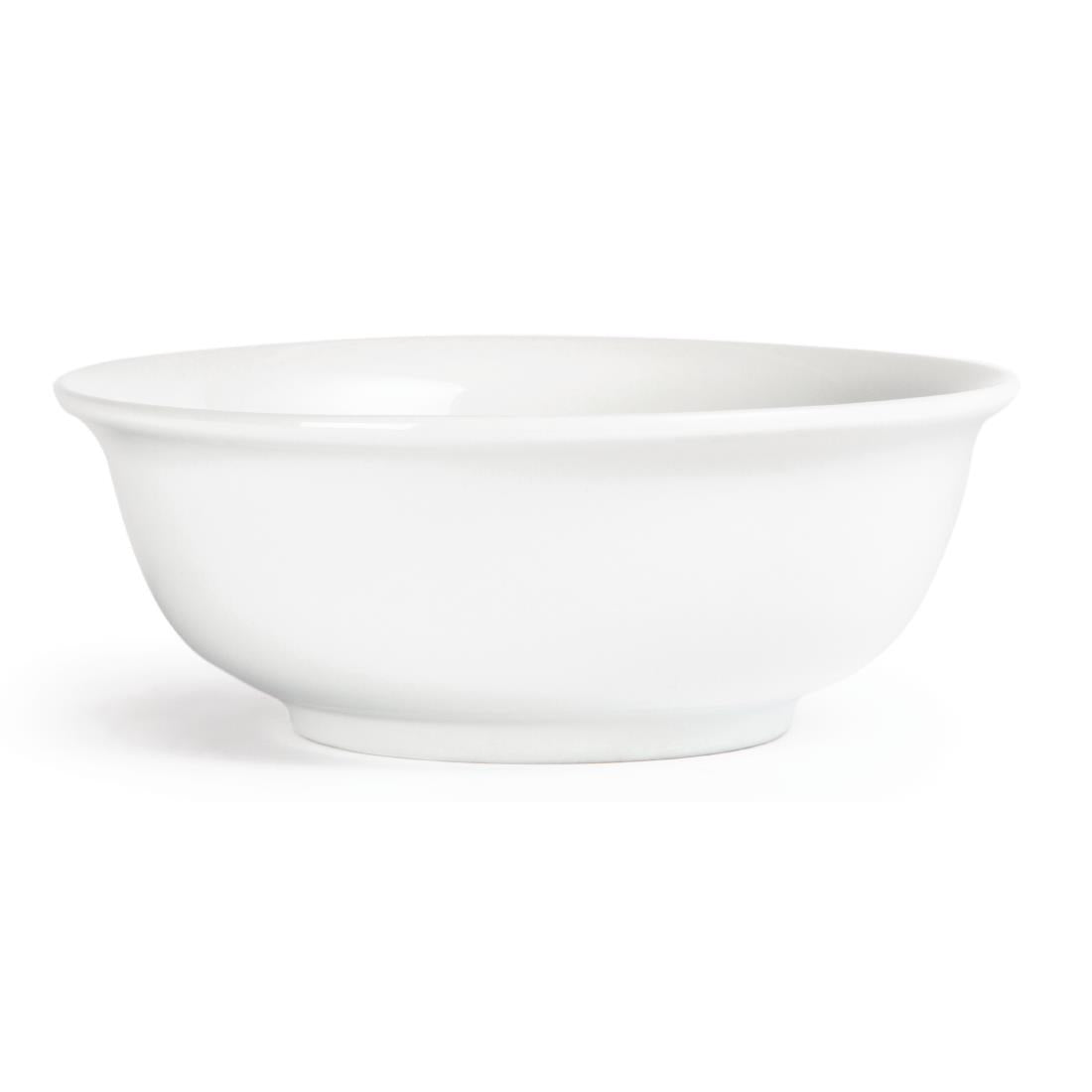 W428 Olympia Whiteware Salad Bowls 200mm (Pack of 6)