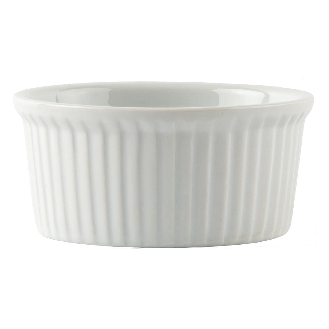 W432 Olympia Whiteware Ramekins 85mm (Pack of 12)