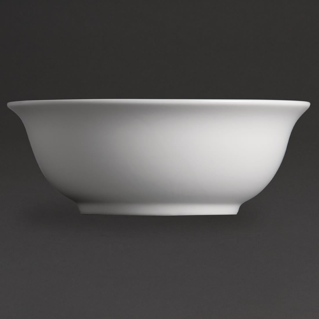 W436 Olympia Whiteware Salad Bowls 235mm (Pack of 6)