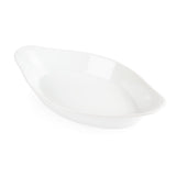 W440 Olympia Whiteware Oval Eared Dishes 262mm (Pack of 6)