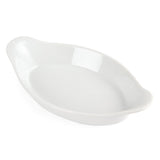 W441 Olympia Whiteware Oval Eared Dishes 204mm (Pack of 6)