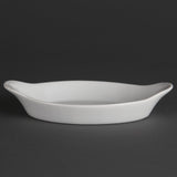 W441 Olympia Whiteware Oval Eared Dishes 204mm (Pack of 6)