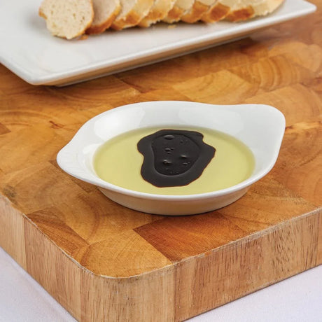 W443 Olympia Whiteware Round Eared Dishes 156x 126mm (Pack of 6) - JD Catering Equipment Solutions Ltd