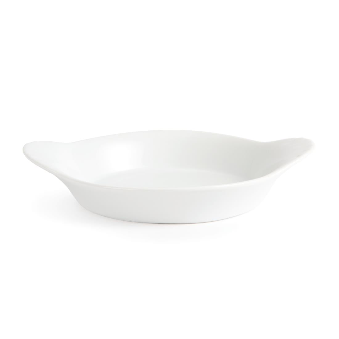 W444 Olympia Whiteware Round Eared Dishes 192x 151mm (Pack of 6)