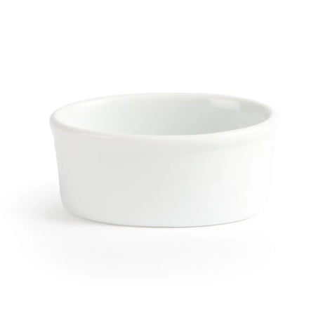W445 Olympia Whiteware Oval Ramekins 105mm (Pack of 12) - JD Catering Equipment Solutions Ltd