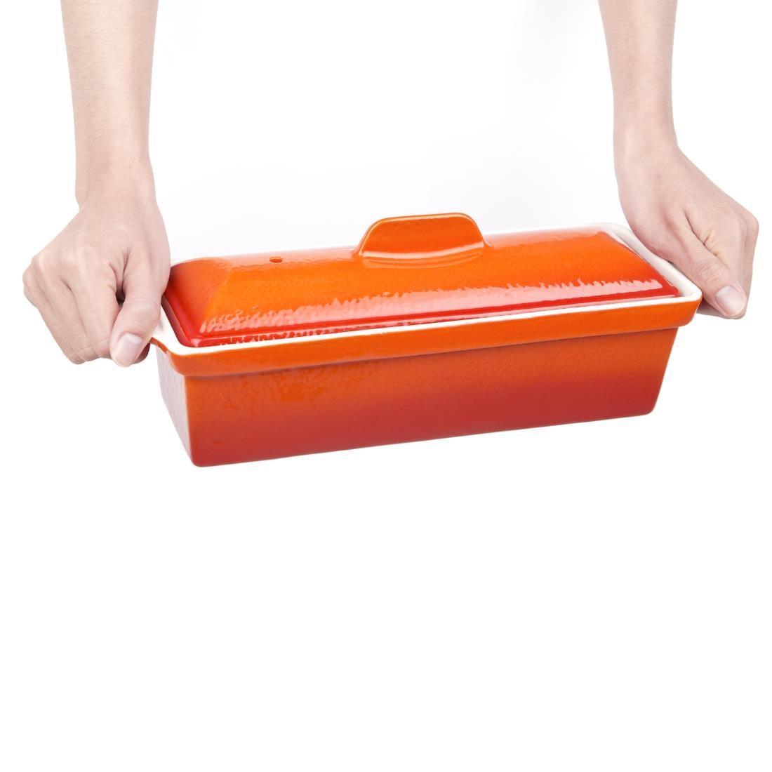 W456 Vogue Orange Pate Terrine Mould 1.7Ltr