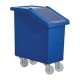 W781 Mobile Ingredient Bin 65Ltr Blue - JD Catering Equipment Solutions Ltd