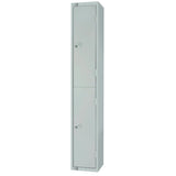 W960-P Elite Double Door Padlock Locker Grey