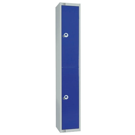 W975-CL Elite Double Door Manual Combination Locker Locker Blue