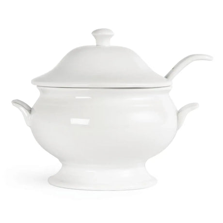 Y094 Olympia Soup Tureen and Ladle 2.5Ltr 88oz - JD Catering Equipment Solutions Ltd