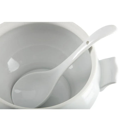 Y094 Olympia Soup Tureen and Ladle 2.5Ltr 88oz - JD Catering Equipment Solutions Ltd