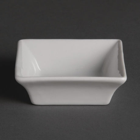 Y136 Olympia Miniature Square Dishes 75mm (Pack of 12)