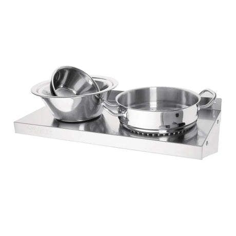 Y749 Vogue Stainless Steel Kitchen Shelf 600mm - JD Catering Equipment Solutions Ltd