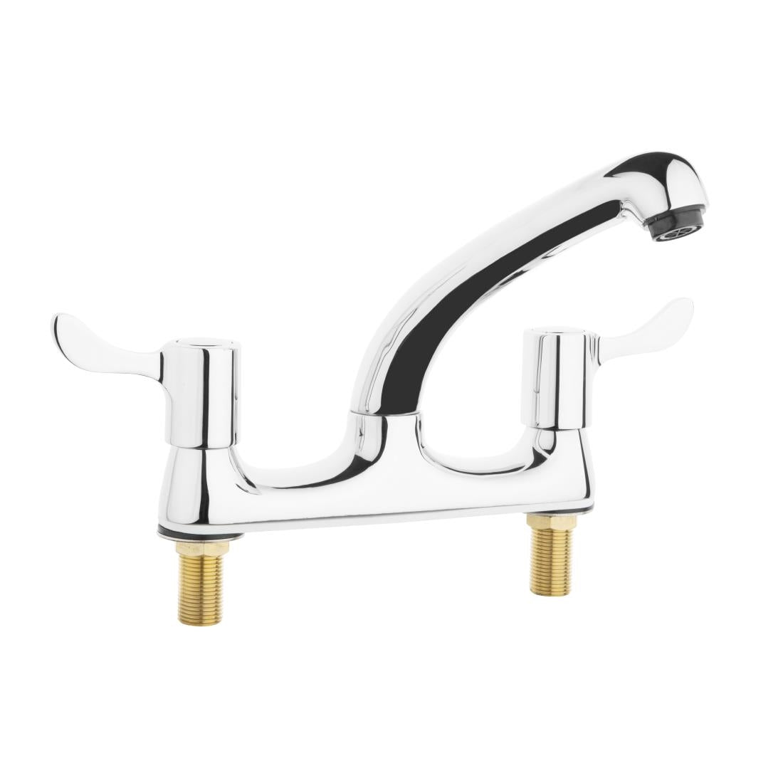 Y770 Vogue Twin Mixer Lever Deck Tap