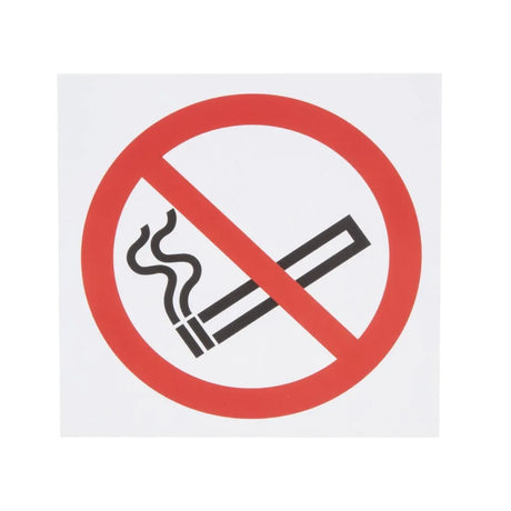 Y937 No Smoking Symbol Window Sign - JD Catering Equipment Solutions Ltd