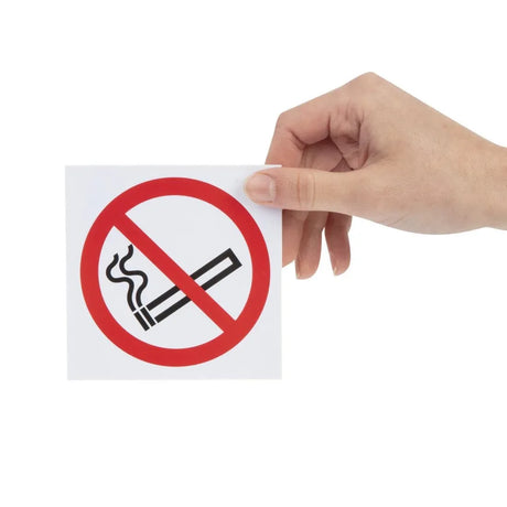 Y937 No Smoking Symbol Window Sign - JD Catering Equipment Solutions Ltd